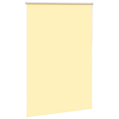 Roller Blind Blackout Yellow 95x130 cm Fabric Width 90.7 cm Polyester