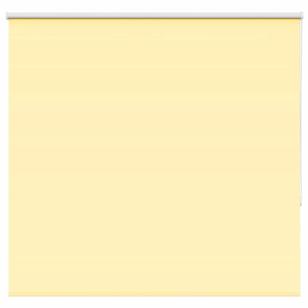 Roller Blind Blackout Yellow 145x130 cm Fabric Width 141.6 cm Polyester