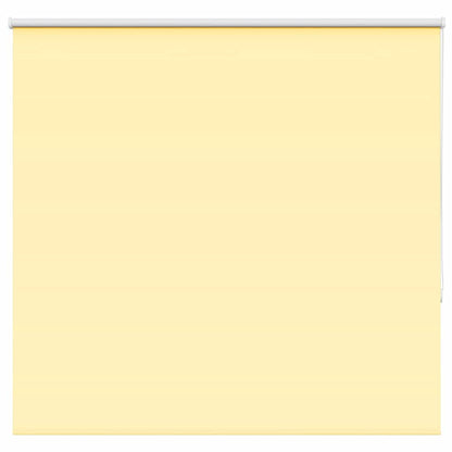 Roller Blind Blackout Yellow 145x130 cm Fabric Width 141.6 cm Polyester