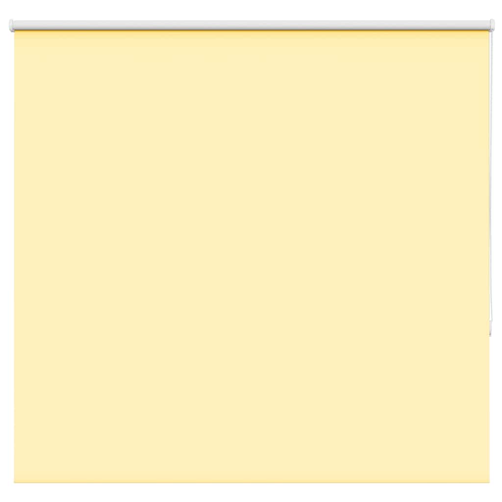 Roller Blind Blackout Yellow 165x130 cm Fabric Width 161.6 cm Polyester