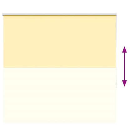 Roller Blind Blackout Yellow 165x130 cm Fabric Width 161.6 cm Polyester