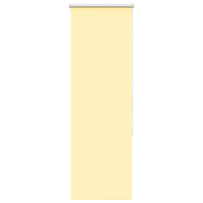 Roller Blind Blackout Yellow 40x150 cm Fabric Width 35.7 cm Polyester