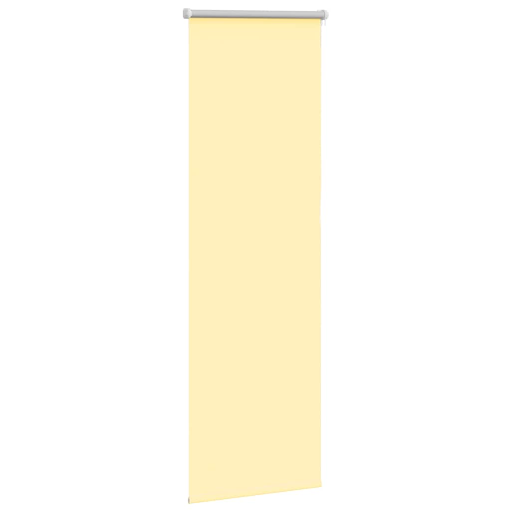 Roller Blind Blackout Yellow 40x150 cm Fabric Width 35.7 cm Polyester