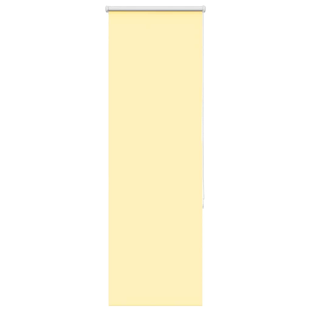 Roller Blind Blackout Yellow 45x150 cm Fabric Width 40.7 cm Polyester