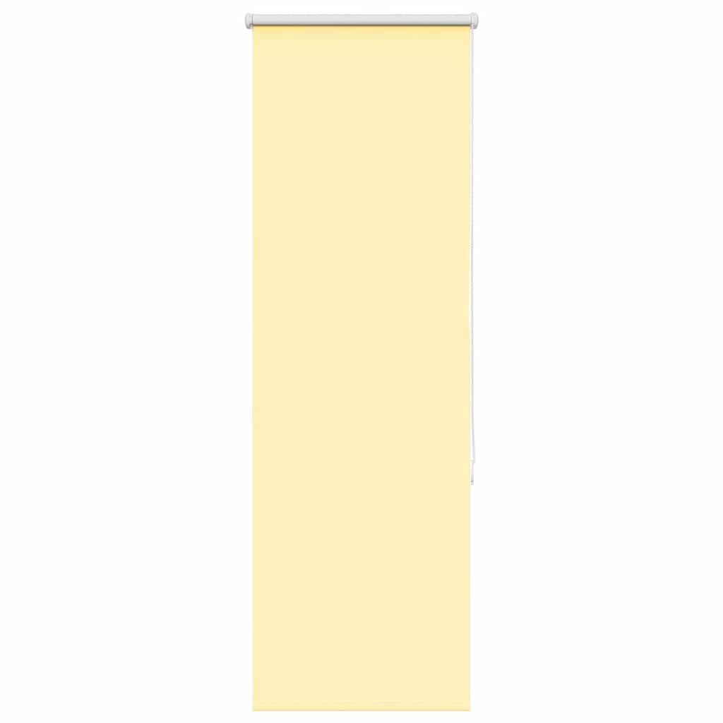 Roller Blind Blackout Yellow 55x150 cm Fabric Width 50.7 cm Polyester