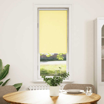 Roller Blind Blackout Yellow 60x150 cm Fabric Width 55.7 cm Polyester