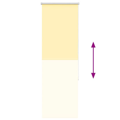 Roller Blind Blackout Yellow 60x150 cm Fabric Width 55.7 cm Polyester