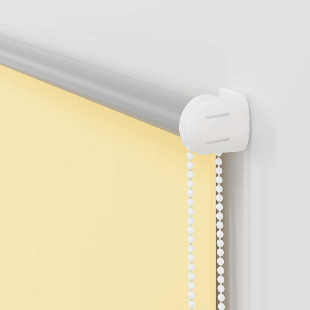 Roller Blind Blackout Yellow 80x150 cm Fabric Width 75.7 cm Polyester