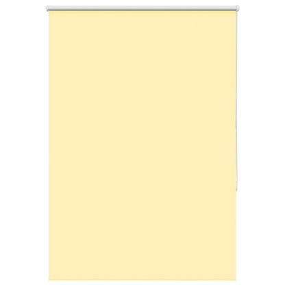 Roller Blind Blackout Yellow 90x150 cm Fabric Width 85.7 cm Polyester