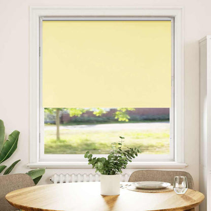 Roller Blind Blackout Yellow 95x150 cm Fabric Width 90.7 cm Polyester