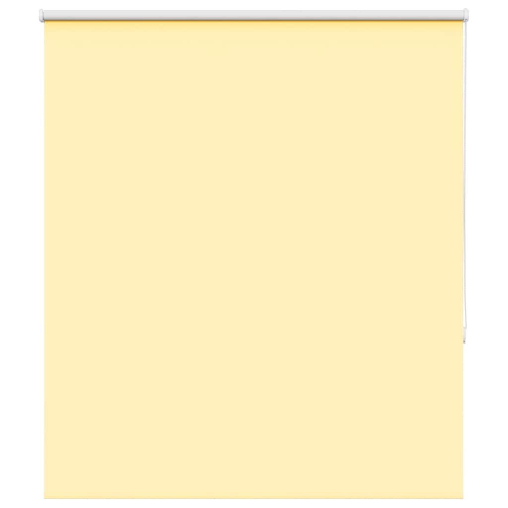 Roller Blind Blackout Yellow 135x150 cm Fabric Width 131.6 cm Polyester