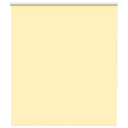 Roller Blind Blackout Yellow 135x150 cm Fabric Width 131.6 cm Polyester