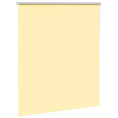 Roller Blind Blackout Yellow 135x150 cm Fabric Width 131.6 cm Polyester