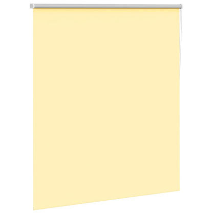 Roller Blind Blackout Yellow 140x150 cm Fabric Width 136.6 cm Polyester