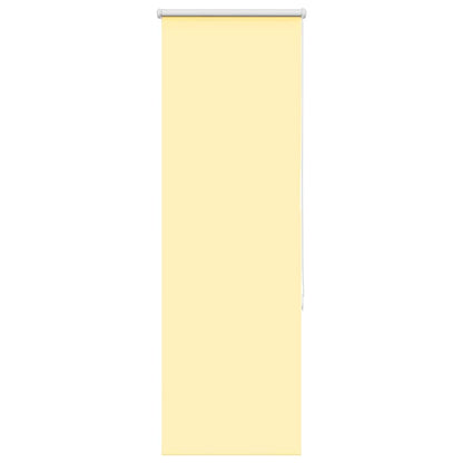 Roller Blind Blackout Yellow 40x175 cm Fabric Width 35.7 cm Polyester