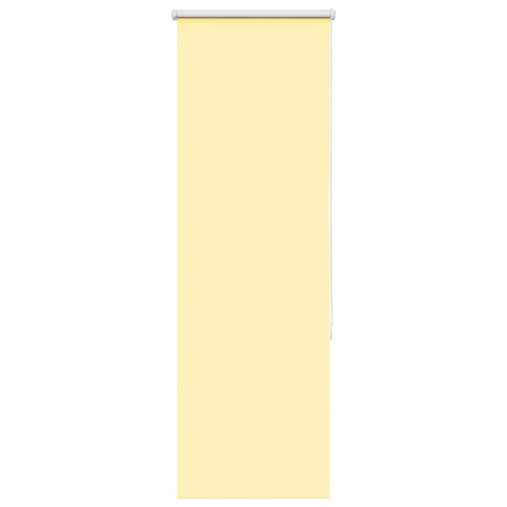 Roller Blind Blackout Yellow 55x175 cm Fabric Width 50.7 cm Polyester