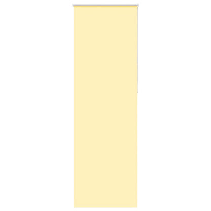 Roller Blind Blackout Yellow 65x210 cm Fabric Width 60.7 cm Polyester