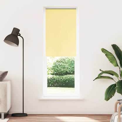 Roller Blind Blackout Yellow 65x210 cm Fabric Width 60.7 cm Polyester