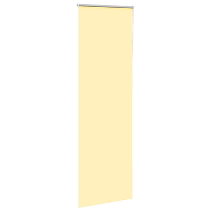 Roller Blind Blackout Yellow 65x210 cm Fabric Width 60.7 cm Polyester
