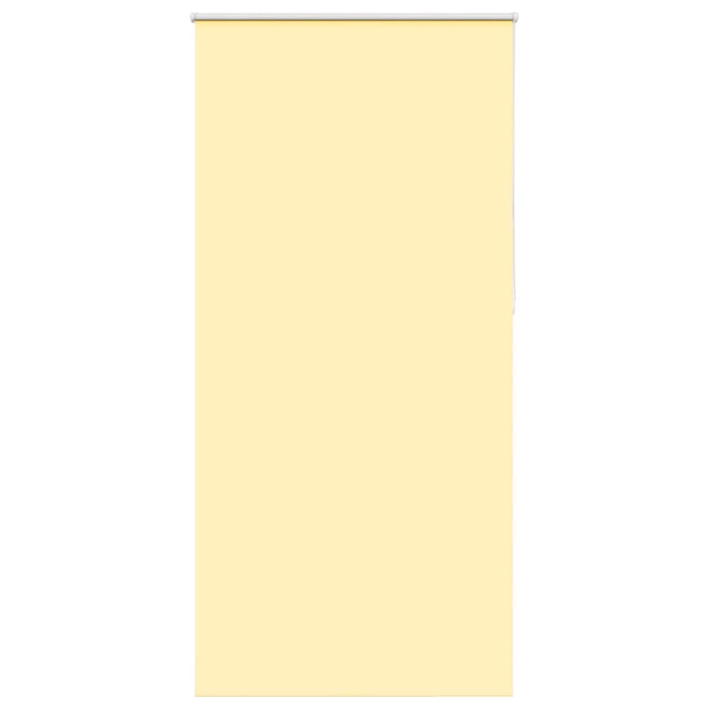 Roller Blind Blackout Yellow 95x210 cm Fabric Width 90.7 cm Polyester