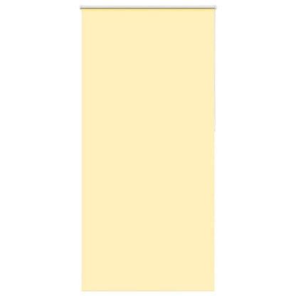 Roller Blind Blackout Yellow 95x210 cm Fabric Width 90.7 cm Polyester