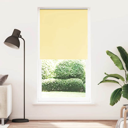 Roller Blind Blackout Yellow 95x210 cm Fabric Width 90.7 cm Polyester