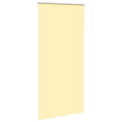 Roller Blind Blackout Yellow 95x210 cm Fabric Width 90.7 cm Polyester