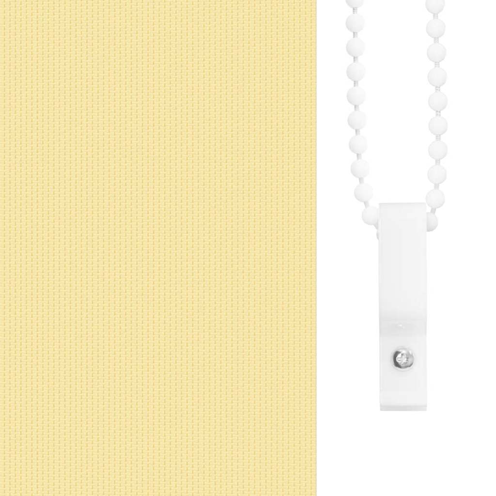 Roller Blind Blackout Yellow 95x210 cm Fabric Width 90.7 cm Polyester