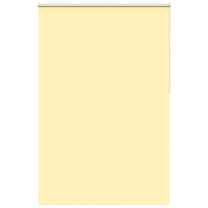 Roller Blind Blackout Yellow 145x210 cm Fabric Width 141.6 cm Polyester