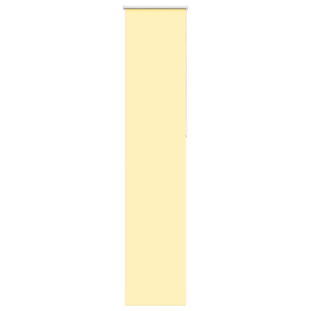 Roller Blind Blackout Yellow 40x230 cm Fabric Width 35.7 cm Polyester