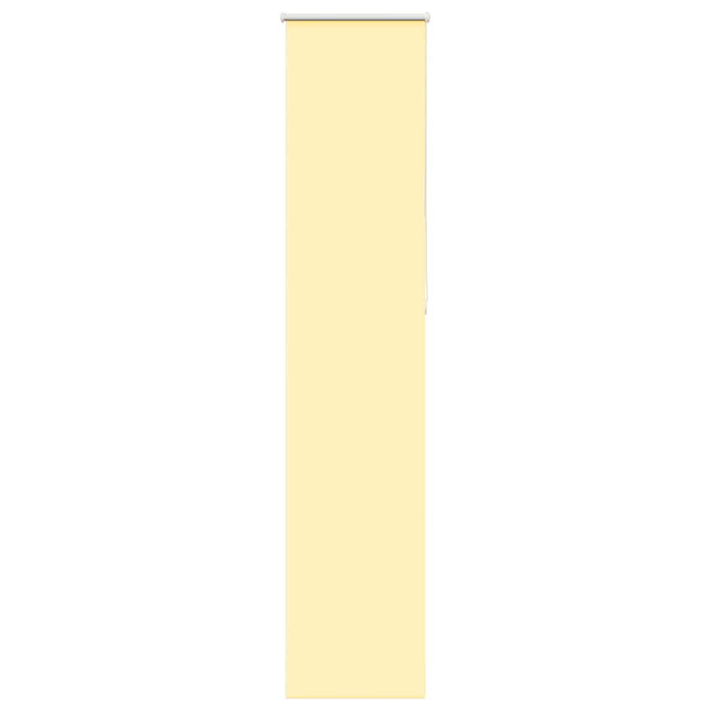 Roller Blind Blackout Yellow 55x230 cm Fabric Width 50.7 cm Polyester