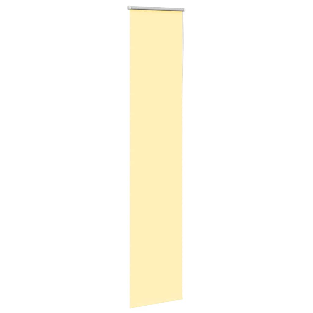 Roller Blind Blackout Yellow 55x230 cm Fabric Width 50.7 cm Polyester