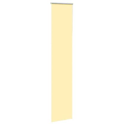 Roller Blind Blackout Yellow 55x230 cm Fabric Width 50.7 cm Polyester