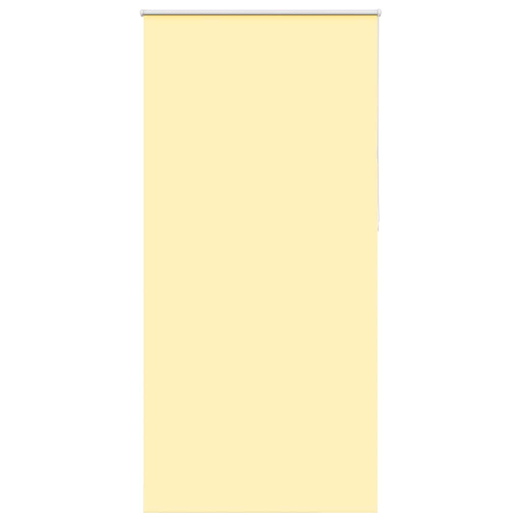 Roller Blind Blackout Yellow 95x230 cm Fabric Width 90.7 cm Polyester
