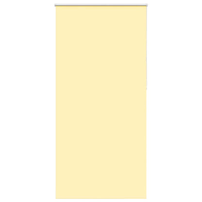 Roller Blind Blackout Yellow 95x230 cm Fabric Width 90.7 cm Polyester