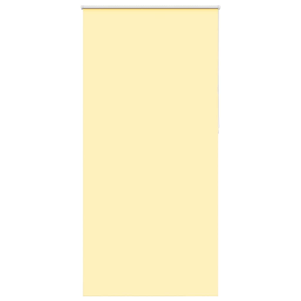 Roller Blind Blackout Yellow 110x230 cm Fabric Width 105.7 cm Polyester