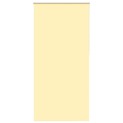Roller Blind Blackout Yellow 110x230 cm Fabric Width 105.7 cm Polyester
