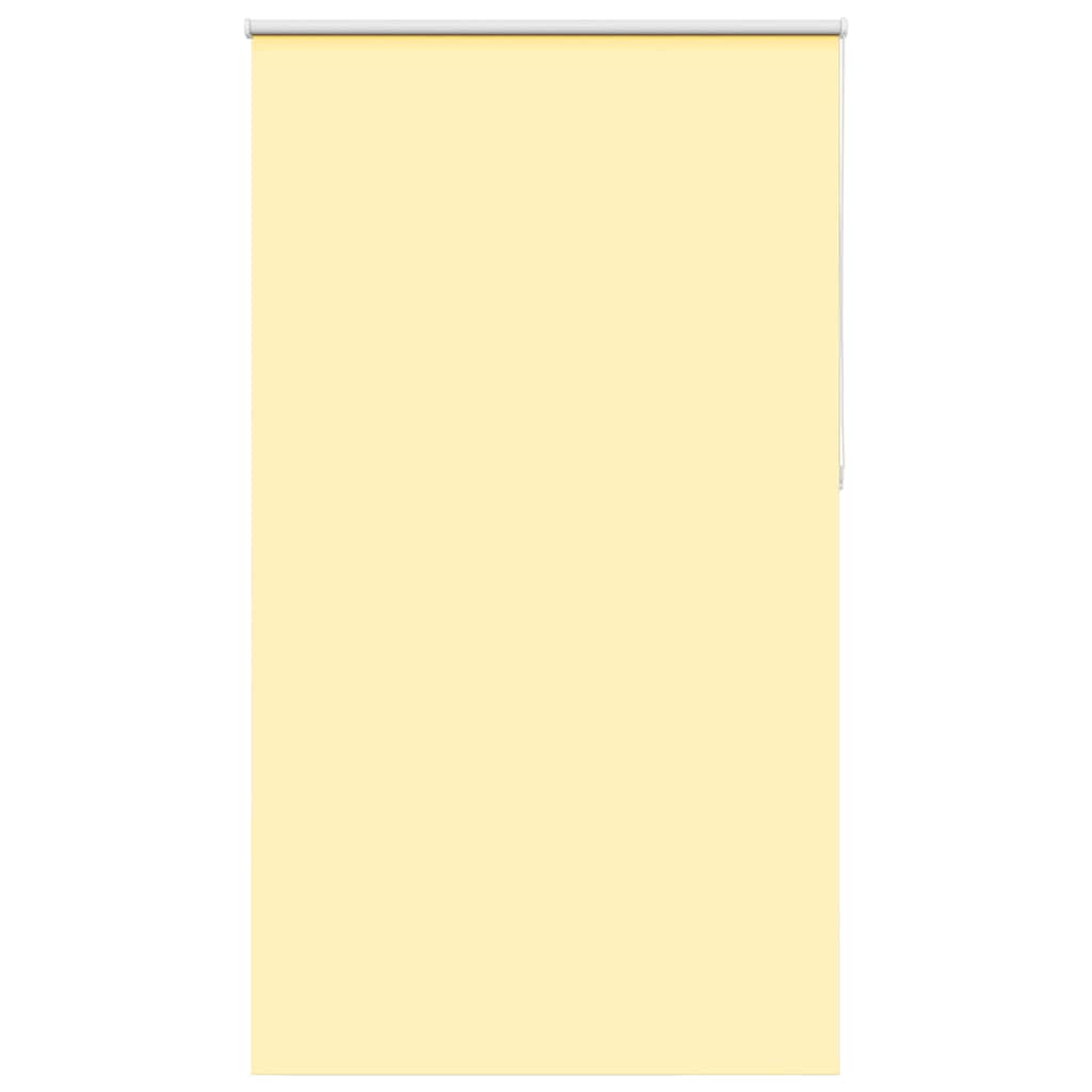 Roller Blind Blackout Yellow 125x230 cm Fabric Width 121.6 cm Polyester
