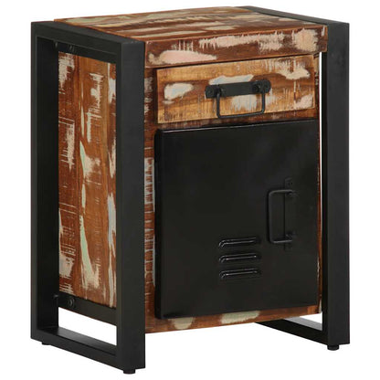 Bedside Cabinets 2 pcs Multicolour Solid Rough Wood Mango