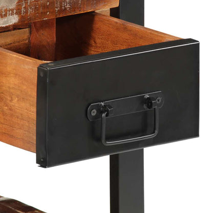 Bedside Cabinet Multicolour 35x34x45 cm Solid Wood Reclaimed