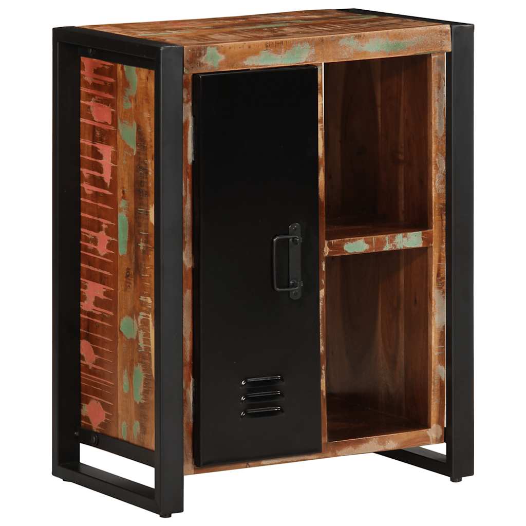 Sideboard Multicolour 55x35x70 cm Solid Wood Reclaimed