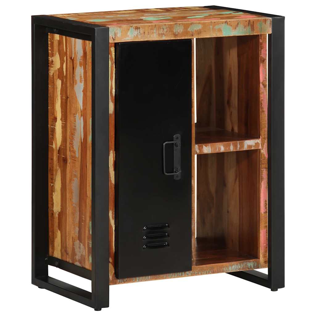 Sideboard Multicolour 55x35x70 cm Solid Wood Reclaimed