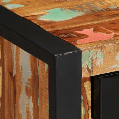Sideboard Multicolour 55x35x70 cm Solid Wood Reclaimed