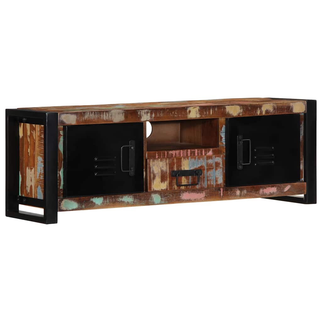 TV Cabinet 100x30x35 cm Solid Wood Reclaimed
