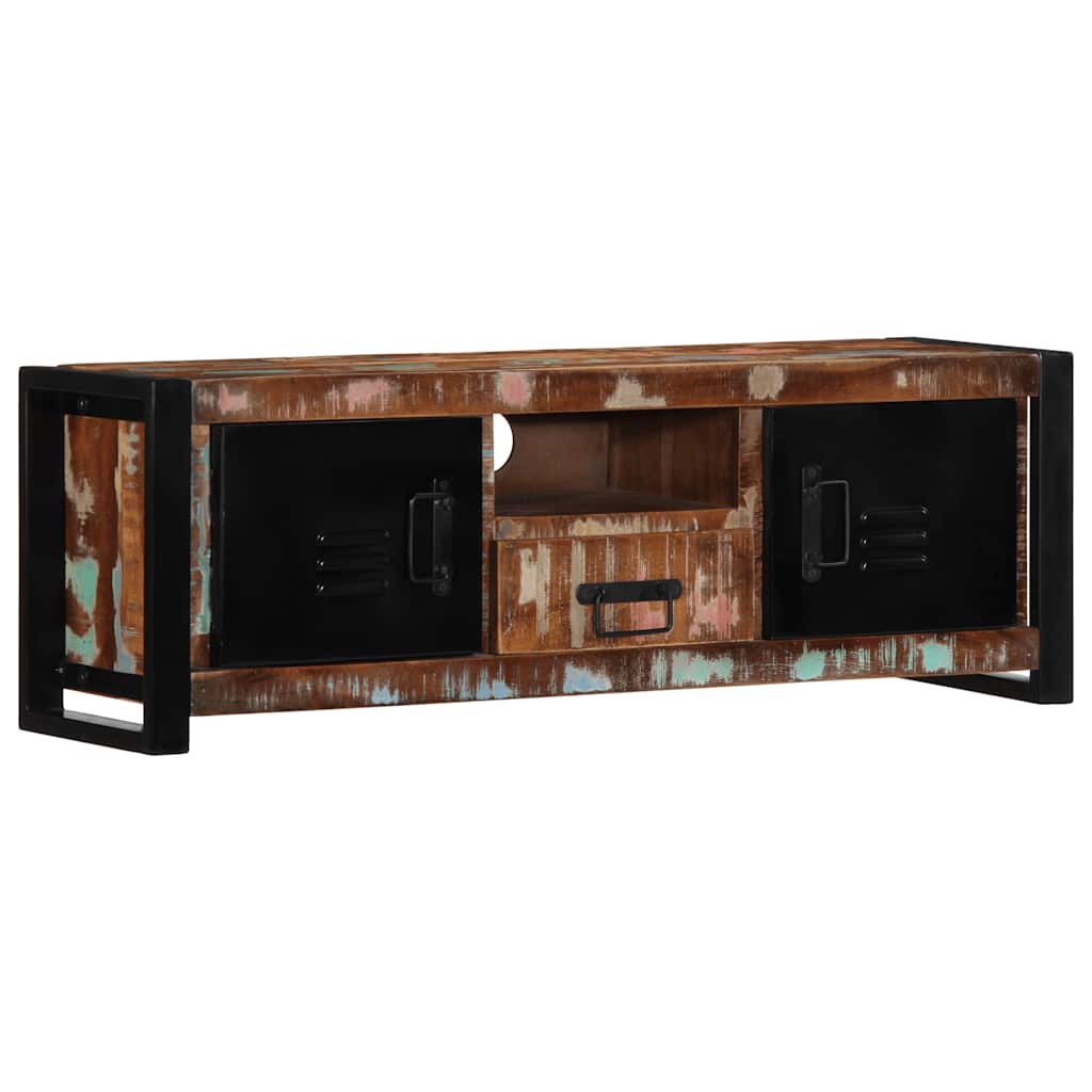 TV Cabinet 100x30x35 cm Solid Wood Reclaimed