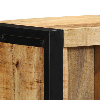 Bedside Cabinet Brown 40 x 30 x 80 cm Solid Mango wood