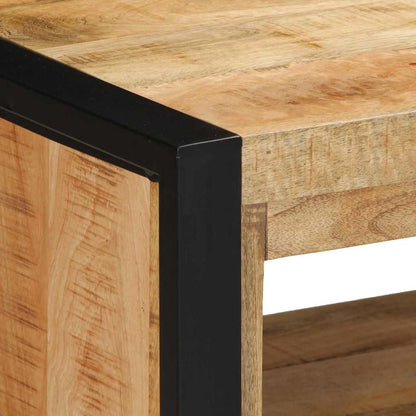 Shoe Bench Brown 100 x 40 x 50 cm Solid Mango wood