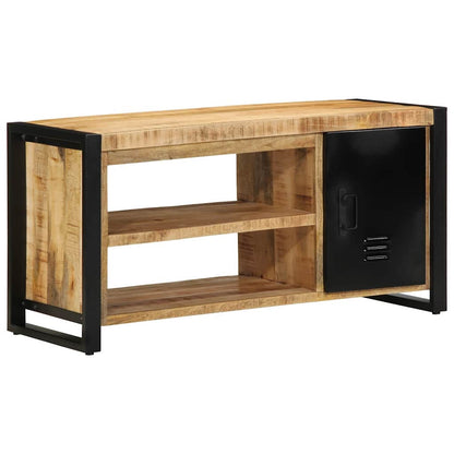 Shoe Bench Brown 100 x 40 x 50 cm Solid Mango wood