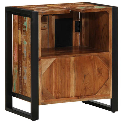 Bathroom Cabinet Brown 55 x 35 x 60 cm Solid Reclaim Wood