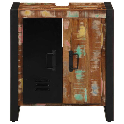Bathroom Cabinet Brown 55 x 35 x 60 cm Solid Reclaim Wood